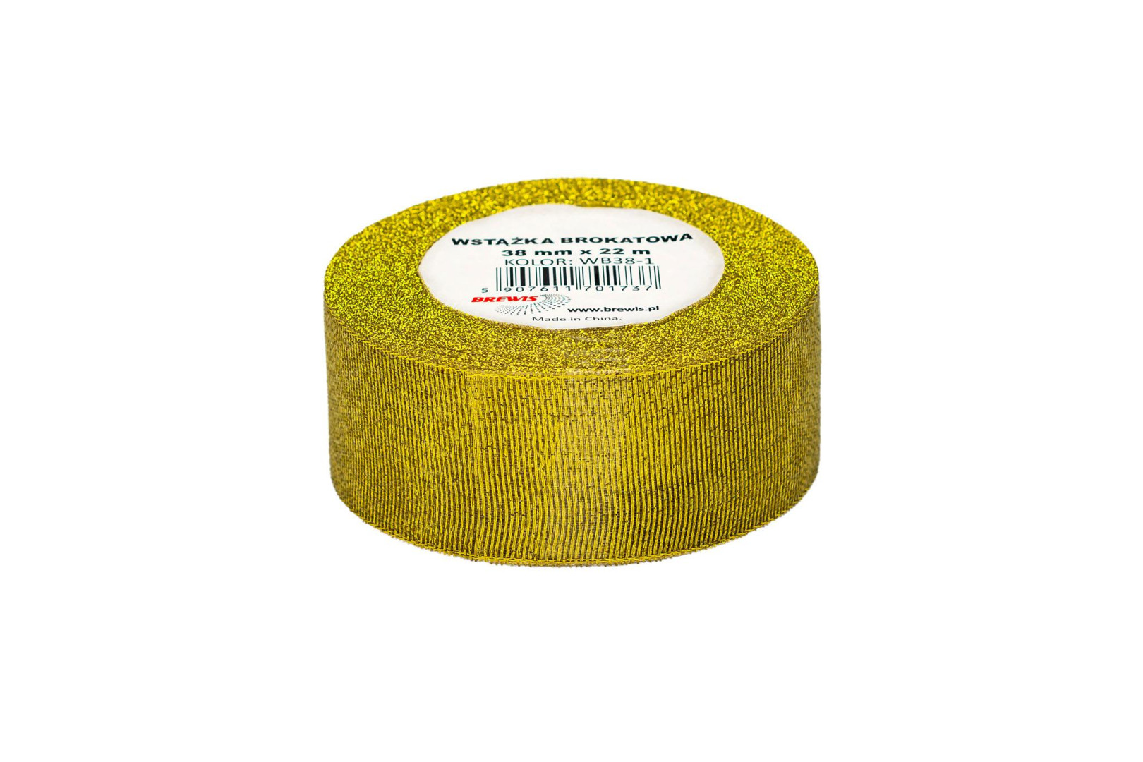 Wstążka brokatowa 38mm WB38-1 Brewis